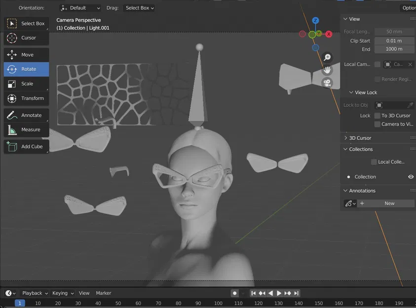 Kính Mắt Họa Tiết Voronoi - Image 2