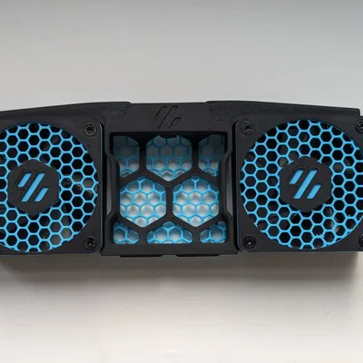 Lưới Tản Nhiệt Quạt Voron 2.4 Với Họa Tiết Lục Giác