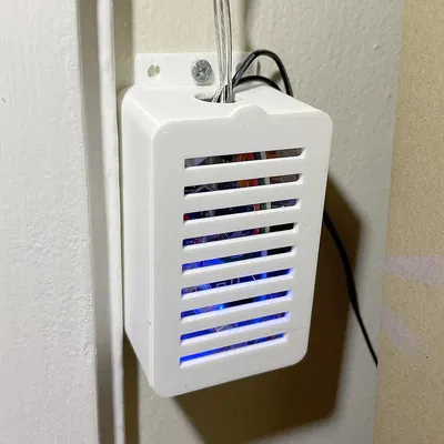 Hộp đựng PCB nhỏ ElectroCookie cho WLED có lỗ thông gió và tùy chọn mặt bích