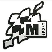 Móc khóa M-sport nền carbon