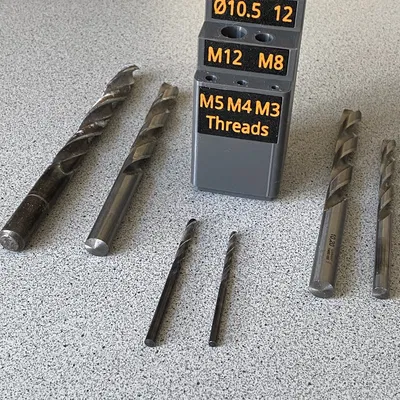 Hộp Gridfinity cho Lỗ Khoan Lõi (cho Ren)