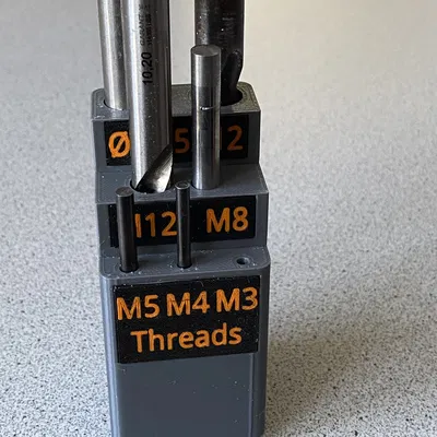 Hộp Gridfinity cho Lỗ Khoan Lõi (cho Ren)