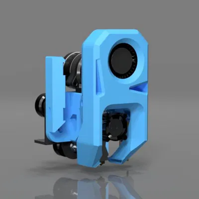 Ống dẫn MAK Vector - Giá đỡ Orbiter V2.0 V6 Volcano cho Creality/Ender 3