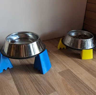 Chân Đế Chén Ăn Thú Cưng Có Thể Xếp Chồng