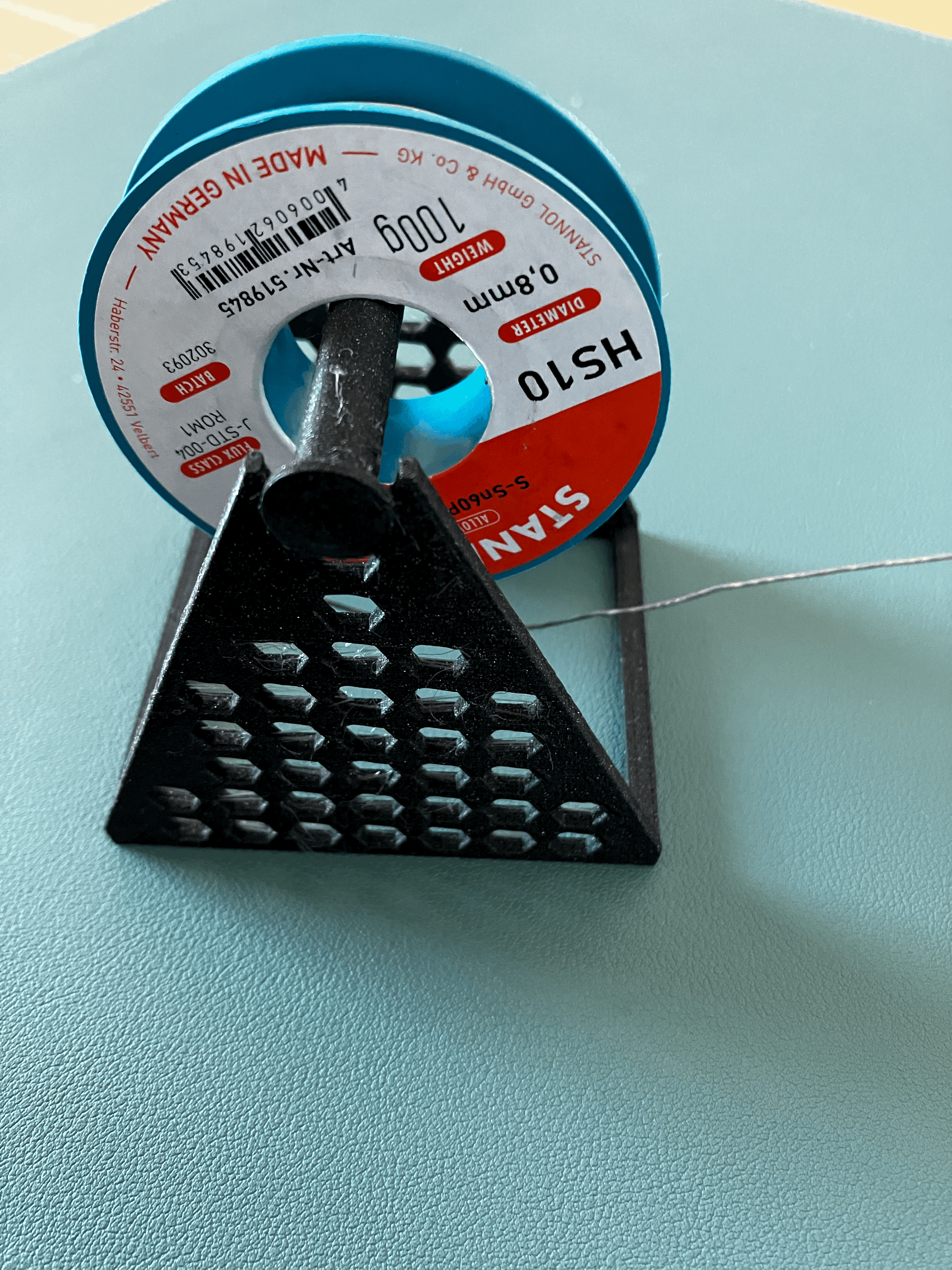 Đế giữ cuộn thiếc hàn hình lục giác đơn giản - Thumbnail 5