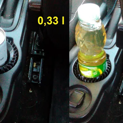 Adapter giữ ly nước trên xe hơi cho chai/lon 0.33 & 0.5L (Dacia Duster và nhiều xe khác)