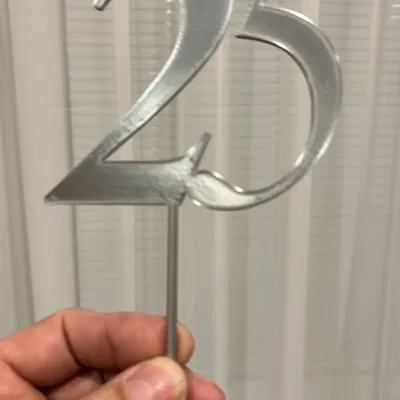 Zapich Torta 25 - Cắm Trang Trí Bánh Kem