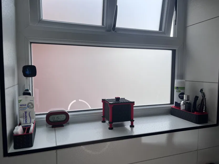 Hộp Đựng Đồ Nha Khoa Phòng Tắm Thiết Kế Lục Giác và Khay Xà Bông Tương Ứng - Image 10