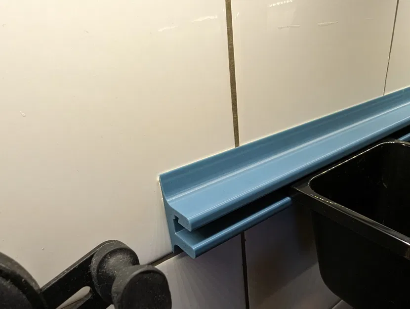 ERNESTO Thớt - Ray Gắn Hộp Đựng Phiên Bản 2 (Bề mặt keo lớn hơn) - Image 2