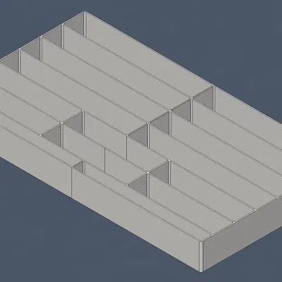 Khay Cắm Dao Kéo Lớn Vừa Hộc Tủ Ikea 278 x 505mm