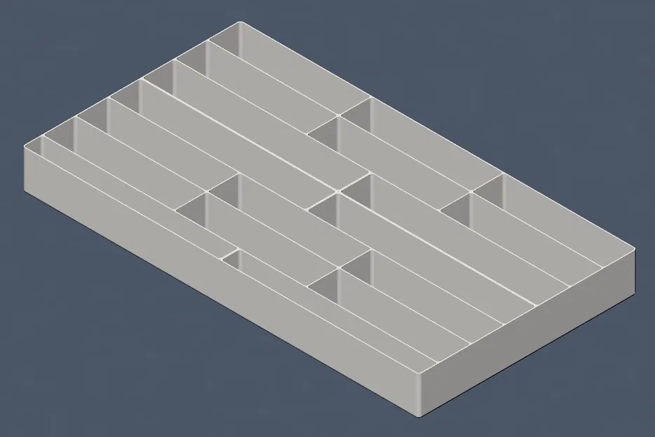 Khay Cắm Dao Kéo Lớn Vừa Hộc Tủ Ikea 278 x 505mm - Image 3