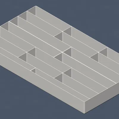 Khay Cắm Dao Kéo Lớn Vừa Hộc Tủ Ikea 278 x 505mm