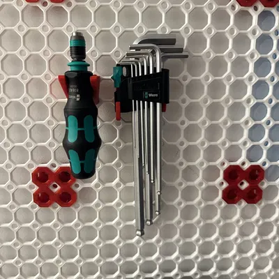 Móc Treo Chìa Khóa Lục Giác Wera Hex-Plus cho Multiboard (Pegboard)