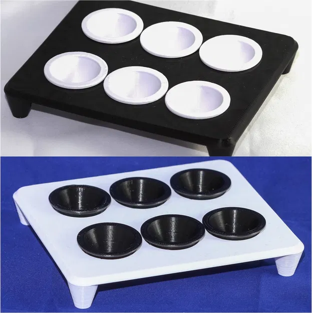 Cập nhật: Khay sơn kèm cốc tháo rời. Treo tự do và giờ có loại vặn vít! - Image 1