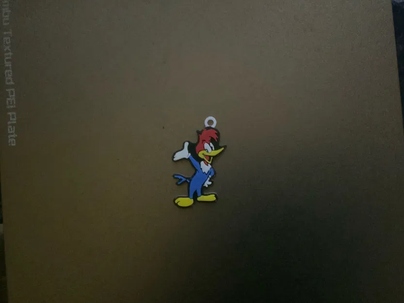 Móc khóa/mặt dây chuyền nhân vật hoạt hình Woody Woodpecker - Image 2