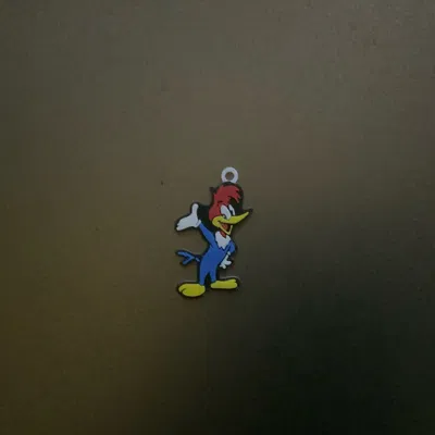 Móc khóa/mặt dây chuyền nhân vật hoạt hình Woody Woodpecker