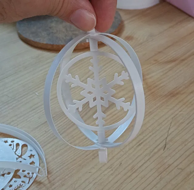 Quả Cầu Giáng Sinh 2D thành 3D - Image 5