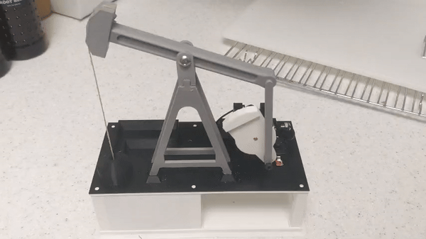 Máy Bơm Dầu Hoạt Động - Mô Hình Bơm Chất Lỏng - Thumbnail 1