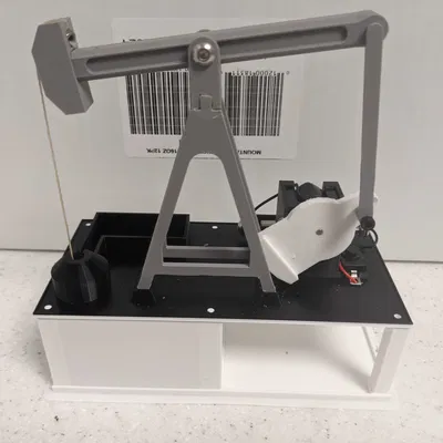 Máy Bơm Dầu Hoạt Động - Mô Hình Bơm Chất Lỏng