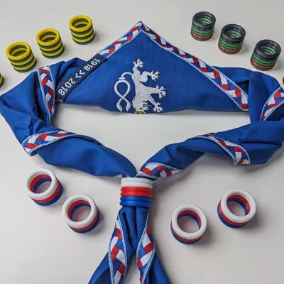 Woggle Hướng Đạo Đơn Giản 1 (Turbánek)