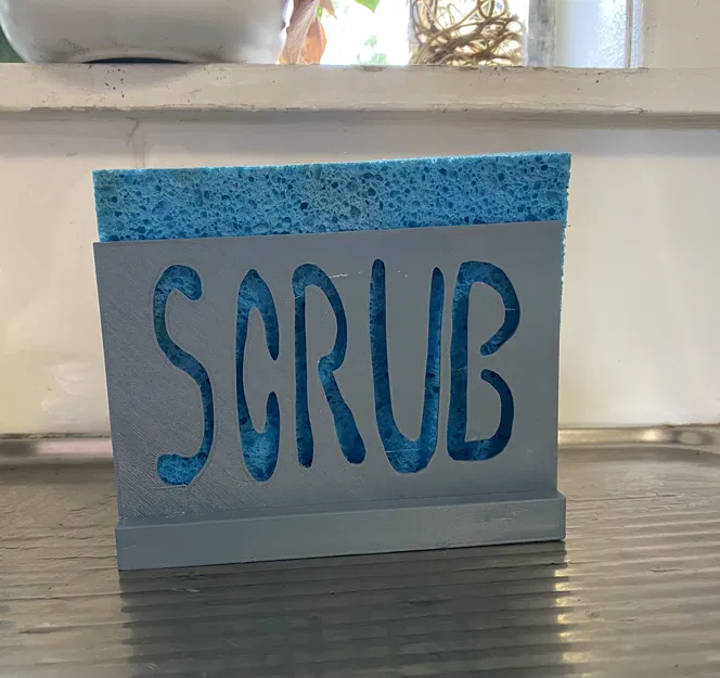 Kệ để miếng rửa chén viết tay - Image 2