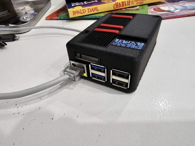 Vỏ case Raspberry Pi 5 + X1001 (NVMe) + SSD1306 (+ CC2652P) - Image 2