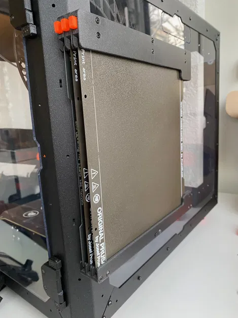 Giá Đỡ Tấm Thép Mở Rộng Cho Vỏ Prusa Có Cơ Chế Nút Bấm Giật Lò Xo - Image 1