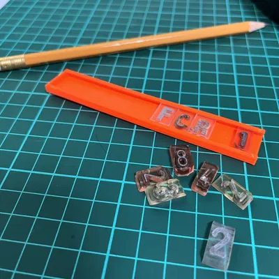 Khuôn Chữ Chì Dùng Trong X-Quang