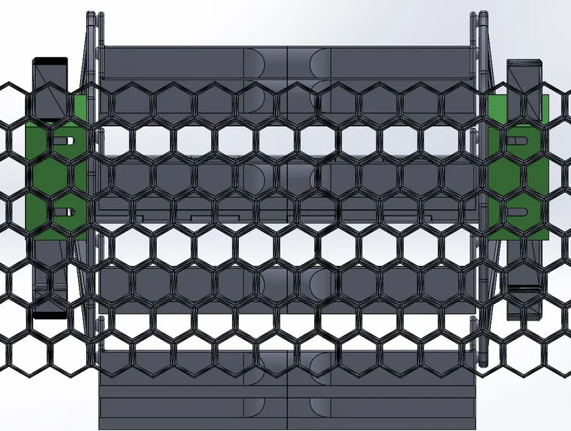 Giá đỡ xoay Gridfinity - Khung cài - Tường tổ ong - Image 2