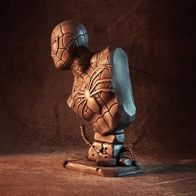 Mô hình Bán thân Người Nhện (STL)