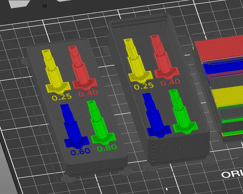 Hộp Đựng E3D Revo Nozzles - Gridfinity 1x3 - Image 3
