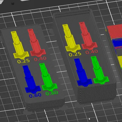 Hộp Đựng E3D Revo Nozzles - Gridfinity 1x3