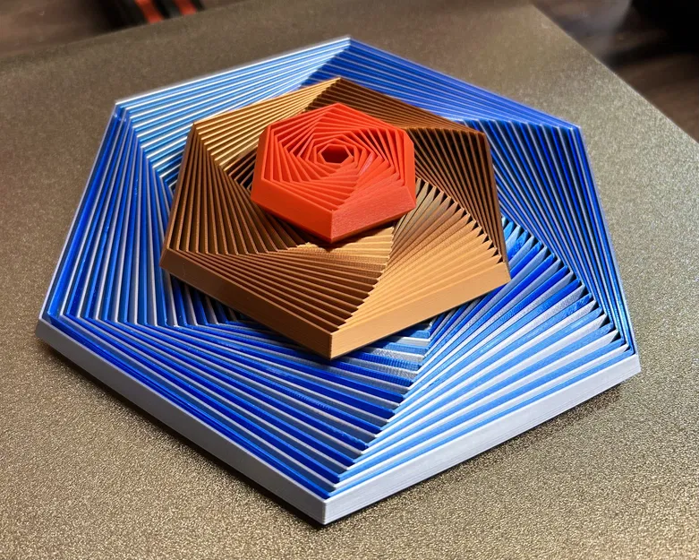 Hexagon Superfidget V2 - Thiết Kế PIP 45 Khúc - Image 2