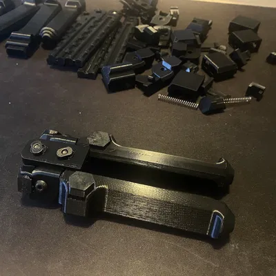 Bipod Gập M-LOK Không Cần Hỗ Trợ