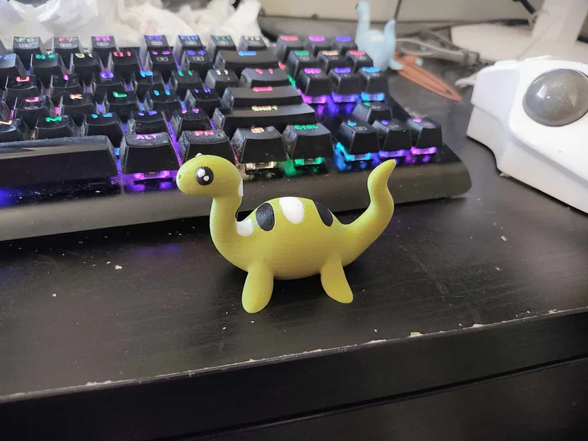 Quái Vật Hồ Loch Ness Dễ Thương - Đa Sắc AMS - Image 1