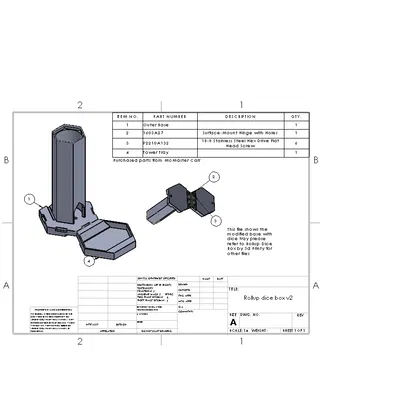 Tháp Xúc Xắc Cuộn Gắn Khay Chỉnh Sửa
