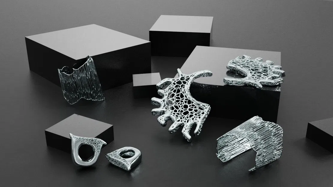 RAIZ - Trang Sức với Hoa Văn Voronoi - Image 1