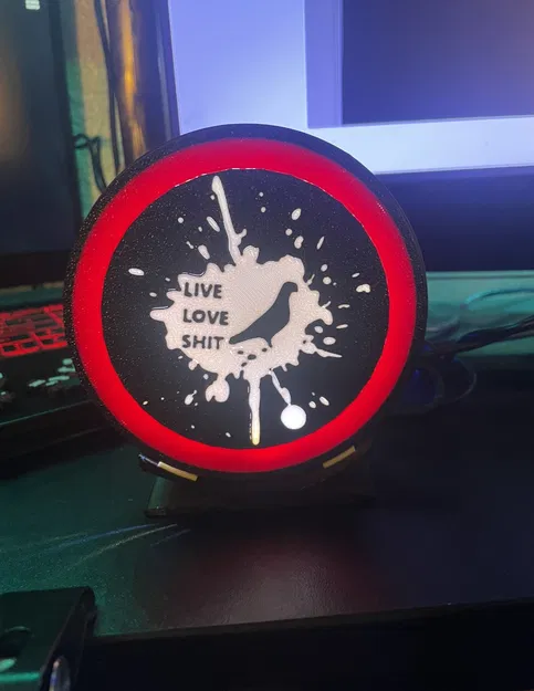 Hộp Đèn "Live Love Sh*t Lightbox" - Image 1