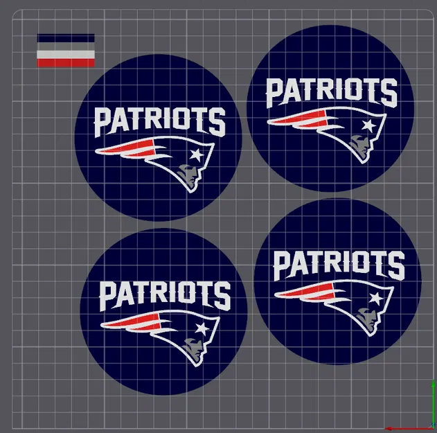 Đế Lót Ly New England Patriots - Hai Mẫu Độc Đáo - Image 3