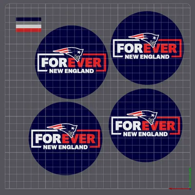 Đế Lót Ly New England Patriots - Hai Mẫu Độc Đáo