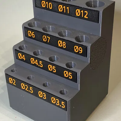 Hộp Gridfinity Dành Cho Dao Phay