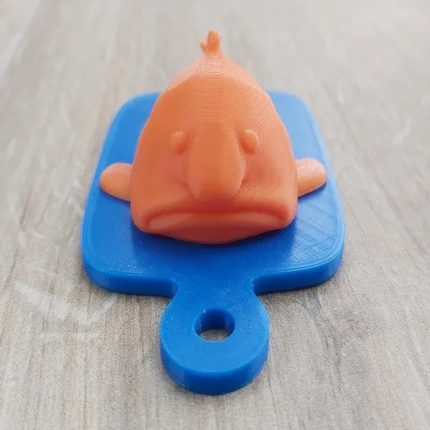 Móc Khóa Cá Blobfish - Lowpoly - Image 1