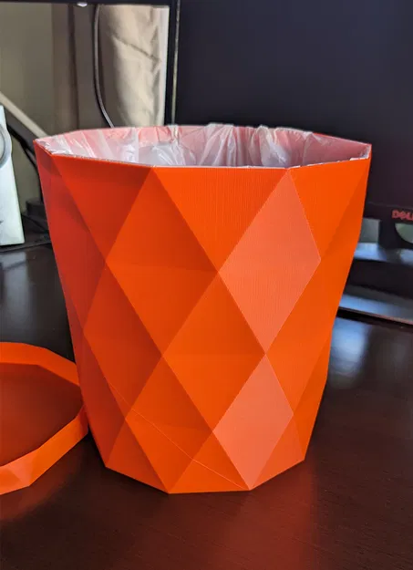 Thùng Rác GeoStone Có Nắp Và Vòng Giữ Túi Bên Trong - Image 3