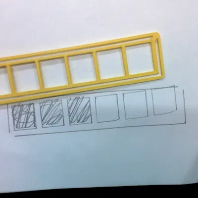 Khuôn Vẽ Phân Số Dạng Thanh