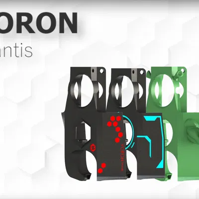 Voron Mantis với Knomi - Nắp đầu tích hợp Knomi