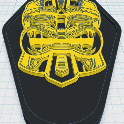 Tiki Keytag 19 - Móc khóa hình thần Tiki