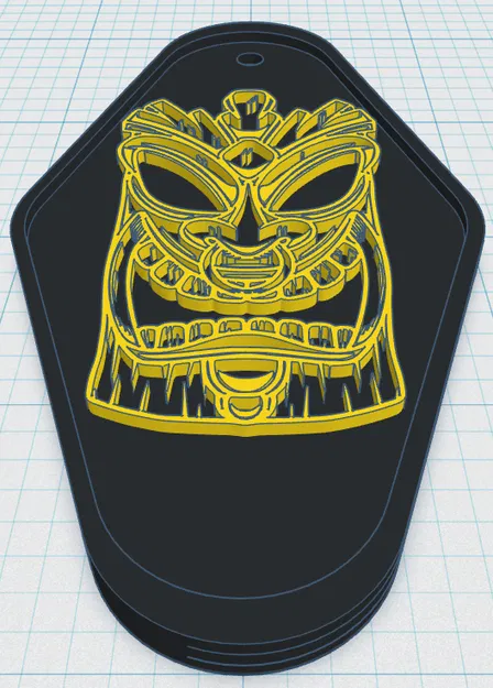 Tiki Keytag 12 - Image 1
