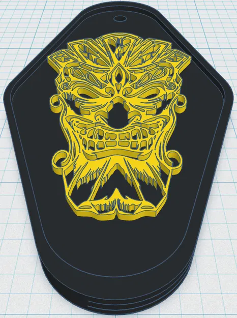 Tiki Keytag 13: Mô hình móc khóa hình Tiki - Image 1