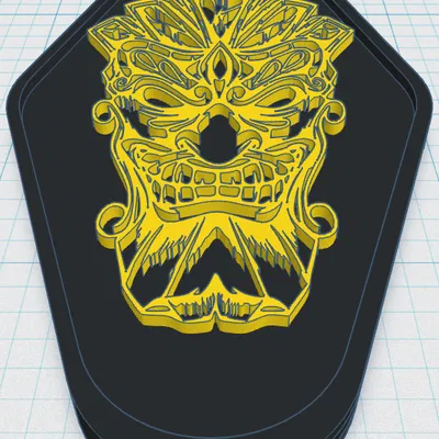 Tiki Keytag 13: Mô hình móc khóa hình Tiki