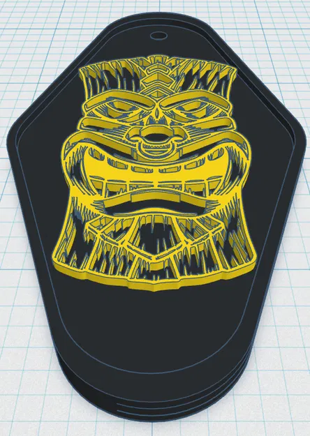 Tiki Keytag 9 - Image 1